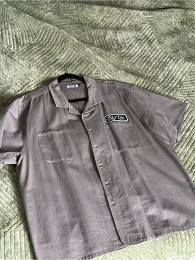 Daniel Ricciardo RIC3 Big Ric Work Shirt in Grey